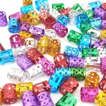 100PCS Multicolor Rings Dreadlocks Beads for Women and Girls, Braid Hair Decoration Colorful Aluminum Ring Adjustable Metal Cuff 2