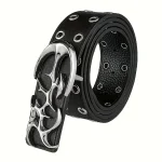 New Stylish Y2K Hollow PU Leather Fashion Punk Belt For Men Women-Trendy Accessory For Gift Giving，Neutral Waist Belts Plus Size