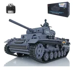 Henglong 1/16 7.0 German Panzer III L RC Tank 3848 2.4G Plastic RTR Military Collectible Hobby Vehicle for Adults