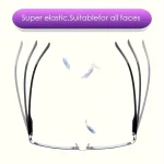 4pcs Fashion Reading Glasses Classic Design with PC Material Unisex Fit Comfortable Reading Experience for Adult +1.0 To +4.0 5
