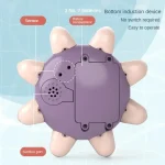 Baby Bath Toys Spray Water Shower Bathing Toys for Kids Electric Whale Bath Ball with Light Music LED Light Toys Bathtub Toy 4