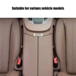 2pcs Car Seat Gap Filler Organizer Waterproof Car Seat Gap Plug Strip with 2 Grooves Seat Gap Storage Auto Interior Accessories 3
