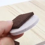 20mm Felt Chair Leg Pads 5mm Thick Floor Scratch Protector Mat Mute Non-slip Self Adhesive DIY Furniture Accessories 5