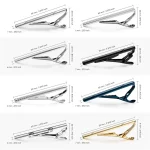 7/8/10 PCS Tie Clip Set With Gift Box Wedding Guests Gifts Metal Man Shirt Cufflinks Men's Gift For Husband Luxury Jewelry 3