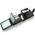 Men's Wallet Large Capacity Multi-Function Short Wallet Multi-slot Zipper Coin ID Credit Card Holder Men's Wallet 3