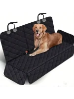 Dog Car Seat Cover Pet Travel Carrier Mattress Waterproof Dog Car Seat Protector With Middle Seat Armrest For Dogs 3