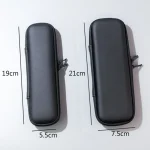 Black Cosmetic Storage Bags Waterproof Double Zipper Makeup Brushes Case Women Bag Portable Travel Brush Holder Pen case Box 6