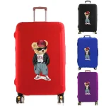 Luggage Cover Suitcase Protector Thicken Elasticity Dust Covered Anti-scratch Protective Case 18-32 Inch Trolley Set Jacket Bear
