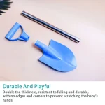 Stainless Steel Children Beach Shovel Pointed Sand Snow Shovel Thickened Outdoor Toy for Kids Play House Gift 4