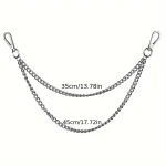 Punk Style Metal Fashion Jeans Chain Accessories Pendant Versatile Pants Chain Key chain Hip-Hop Waist Chain 5