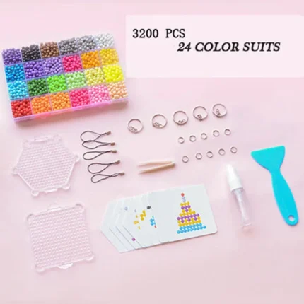 DIY Water Mist Magic Beads Toys For Children Animal Molds Hand Making Puzzle Kids Educational Toys Spell Replenish Beans