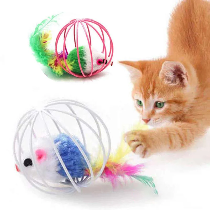 Popular Colorful Mouse in Cage Cat Toy Within Sand Interactive Chase Cat Mouse Toy Popular Colorful Mouse in Cage Cat Toy Within Sand Interactive Chase Cat Mouse Toy