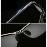 Men Photochromic Polarized Sunglasses Driving Fishing Chameleon Glasses Change Color Sun Glasses Day Night Vision UV400 Eyewear 5