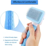 Dog Comb Pet Hair Removal Brush Cats and Dogs Special Comb Beauty Massage Self-cleaning Needle Comb Pet Supplies 4