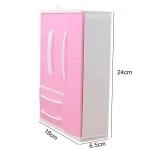 Family Wardrobe Play Doll Accessories Fashion Mini Accessories Wardrobe For Kids Creative Dream House Furniture Girl Gift Toys 4