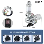 2024 DIY Aquarium CO2 Regulator Electromagnetic Valve Bubble Counter CO2 Control System Fish Tank CO2 Pressure Reducing Valve 3