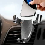 Universal Gravity Auto Phone Holder Car Air Vent Clip Mount Mobile Phone Holder Cell Phone Stand GPS Support For iPhone Samsung 2