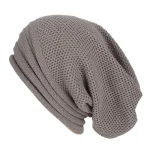 Winter Baggy Slouchy Beanie Hat Wool Knitted Warm Cap for Men Women Beanie Oversized Winter Hat for Skiing cappello uomo 2