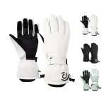 Men's Winter Warm Ski Gloves Outdoor Thick Snowboarding Gloves Windproof Waterproof Gloves for Riding Touch-Screen Skiing Gloves