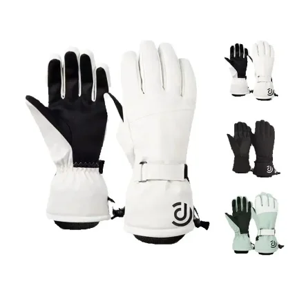 Men's Winter Warm Ski Gloves Outdoor Thick Snowboarding Gloves Windproof Waterproof Gloves for Riding Touch-Screen Skiing Gloves