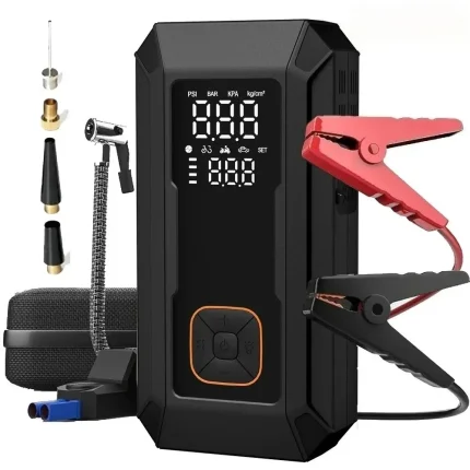 YINGBOOST Car Jump Starter with Air Pump Peak 4000A Auto Battery Booster &150PSI Tire Inflator Jump Starter with Air Compressor