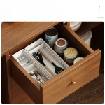 Dining Storage Cabinet Tea Short Cabinet  Solid Wood Color New Chinese Multi-functional Household Living Room Storage Rack 3