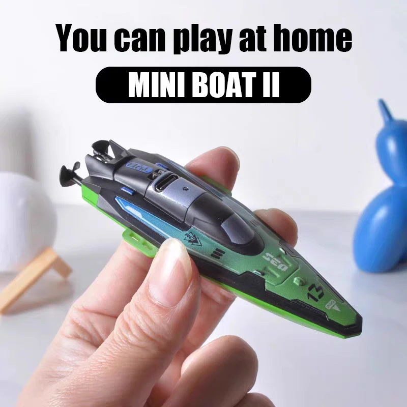 RC Baots 2.4G 4WD Mini Remote Control Boat with Light Speedboat for Pools Competitive Indoor Watercraft Toys For Kids Gifts RC Baots 2.4G 4WD Mini Remote Control Boat with Light Speedboat for Pools Competitive Indoor Watercraft Toys For Kids Gifts