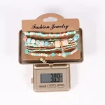Bohemian Handmade Beads Bracelet Set For Women Summer Colorful Beaded Chain Bangle Girls Boho Jewelry Accessories 6