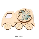 Busy Board Accessories DIY Toy Part Wooden Toys Metal Locks Leather Buckle Montessori Educational Games Intellectual Development 3
