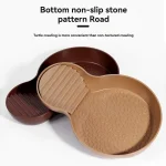 Turtle Bathing Pool Feeding Dish Durable Reptile Water Bowl for Box Turtles Frogs and Pets Easy to Clean Habitat Accessory 6