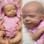 2 Sets Clothes & Washable Pascale Whole Body Silicone Bebe Reborn Girl With Open Mouth Soft Touch Newborn Silicone Girl Doll
