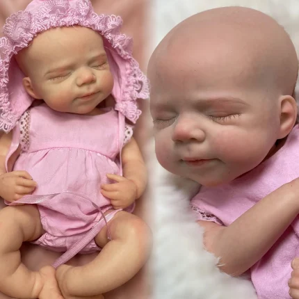 2 Sets Clothes & Washable Pascale Whole Body Silicone Bebe Reborn Girl With Open Mouth Soft Touch Newborn Silicone Girl Doll