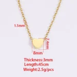 K Gold Plated Heart Necklace |Silver Plated Necklace Cute Dainty Love Pendant Necklaces for Women Gift for Girls Gift for Women 5