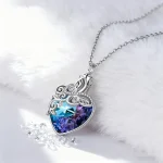 1 piece commemorative pet butterfly colorful necklace urn 5