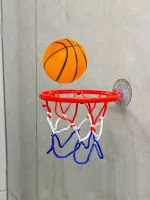 Small Basketball Set Coordinated Wrist Solid Rubber Elastic Ball Children's Exercise Shooting Table Game Toy 2