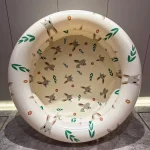 Diameter 90cm Inflatable Swimming Pool Baby Toys Fshion Retro Thickened Ocean Balls Tent Toys For Children Summer Toy 4