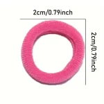 100pcs Girls Elastic Hair Bands Children Ponytail Hold Hair Tie Rubber Band Scrunchie Kids Hair Accessories for women 6