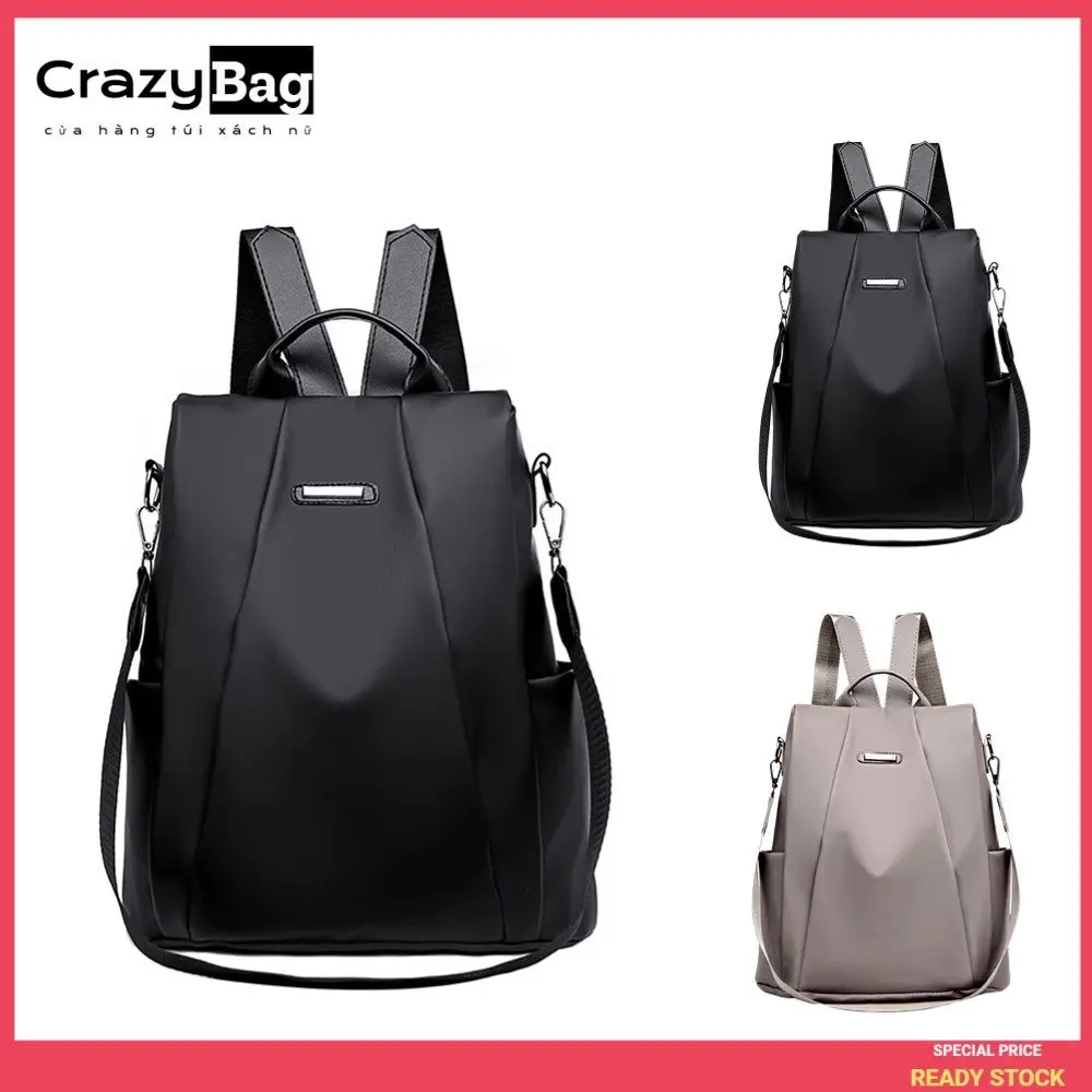 Anti-theft backpack women's bag 2024 new Korean version trendy fashion bag nylon canvas oxford cloth backpack Anti-theft backpack women's bag 2024 new Korean version trendy fashion bag nylon canvas oxford cloth backpack