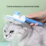 Dog Comb Pet Hair Removal Brush Cats and Dogs Special Comb Beauty Massage Self-cleaning Needle Comb Pet Supplies