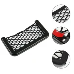 Auto Seat Side Interior Back Sundries Pocket Mesh Storage Bag Phone Net Pocket Holder Car Storage Bag Elastic Flexible Nets 6