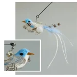Funny Bird Feather Cat Wand With Bell Accessories Interactive Toys For Cats Kitten Hunting Teaser Exercise Pet Products 5