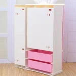 Family Wardrobe Play Doll Accessories Fashion Mini Accessories Wardrobe For Kids Creative Dream House Furniture Girl Gift Toys 3