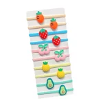 Hair band rubber band children tie hair rope baby girl does not hurt hair rope little girl rubber band 6