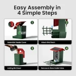 Smart Bird Feeder with Camera Solar Powered 2K HD Video AI Bird Species Identification Instant Arrival Alerts Weatherproof Desi 5