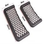 Auto Seat Side Interior Back Sundries Pocket Mesh Storage Bag Phone Net Pocket Holder Car Storage Bag Elastic Flexible Nets 2