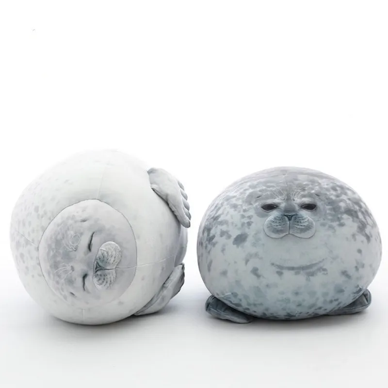Angry Blob Seal Pillow Chubby 3D Novelty Sea Lion Doll Plush Stuffed Toy Baby Sleeping Throw Pillow Gifts for Kids Girls Angry Blob Seal Pillow Chubby 3D Novelty Sea Lion Doll Plush Stuffed Toy Baby Sleeping Throw Pillow Gifts for Kids Girls