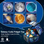 2 in 1 Star Sky Cube Magic Cube EDC Toy Infinity Cube Fidget Toy Puzzle Twist Toy Creative Decompression Plaything Birthday Gift 3