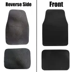 Universal Car Floor Mat Front & Rear Automotive Carpet Floor Mats For Auto SUV Sedans Vans Accessories Dirt and wear-resistant 4