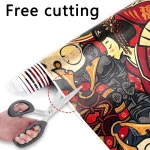 JDM Graffiti Painting Car Film Wrap Waterproof Modification Protective Stickers for Auto Bicycle Motorcycle Skateboard Universal 4