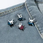 Hollow Knight Enamel Pins Cute Cartoon Metal Brooch Game Jewelry Badge for Backpack Pins Accessories Gifts 6